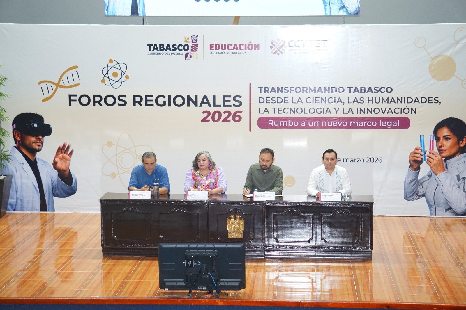 Foros Regionales 2026 en Tabasco buscarán nueva ley de ciencia