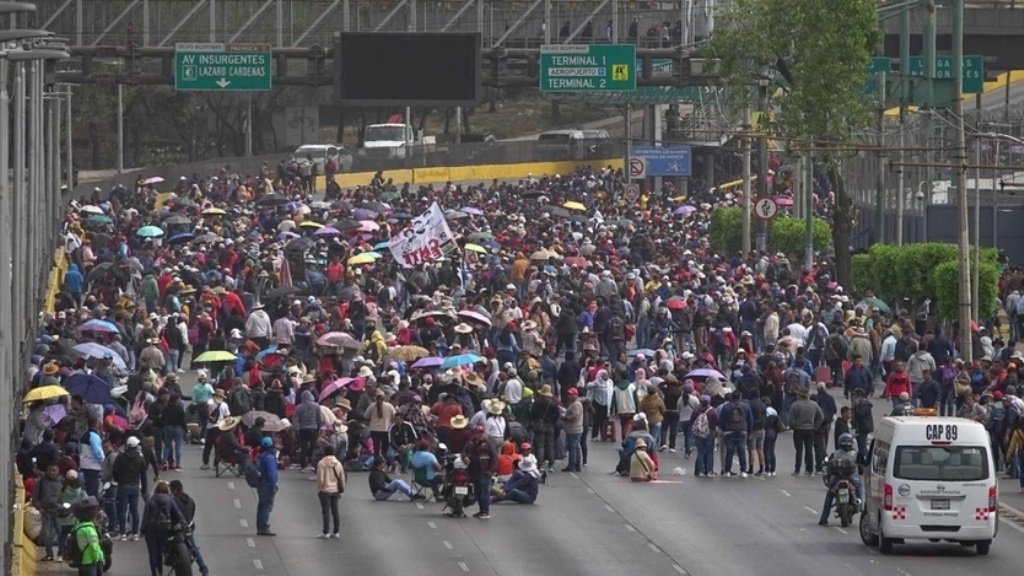 Rechazo ciudadano a protestas de la CNTE alcanza 78% en la CDMX