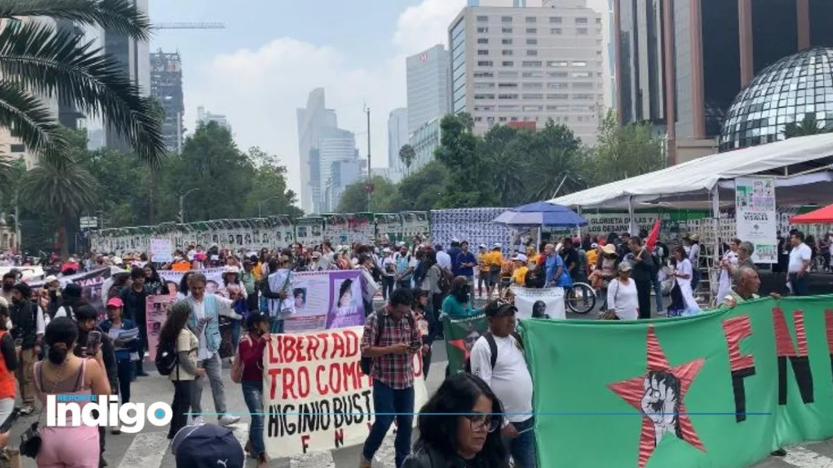 Marchan en CDMX para exigir justicia por desaparecidos