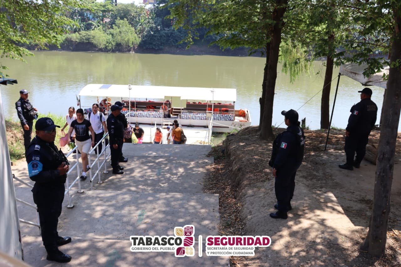 SSPC mantiene operativo de vigilancia en Villahermosa