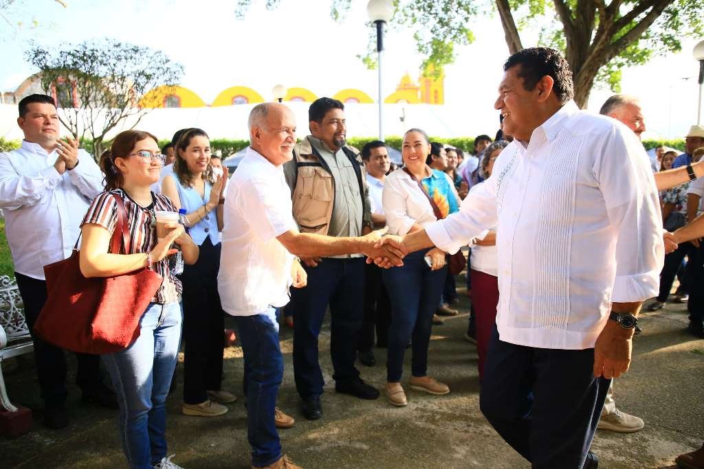 Obra pública por 100 mdp en Teapa 