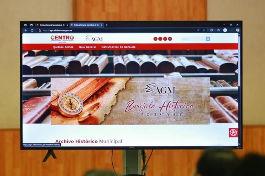 Presenta Centro portal de archivo histórico municipal para consulta