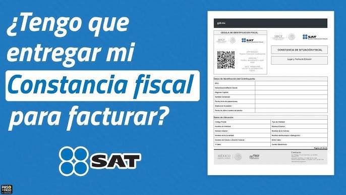 SAT: Constancia Fiscal no es obligatoria para facturar