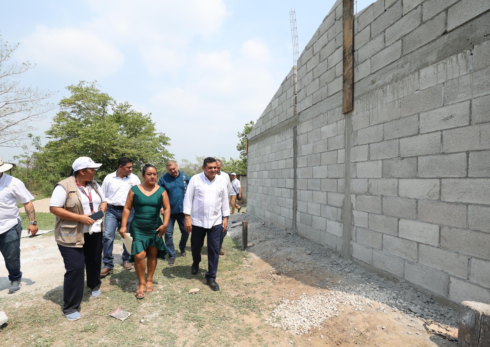 Supervisa May construcción de Viviendas para el Bienestar 