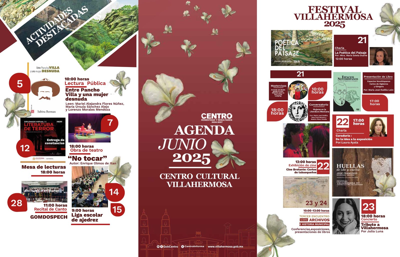 Centro invita a disfrutar junio con arte, música y literatura