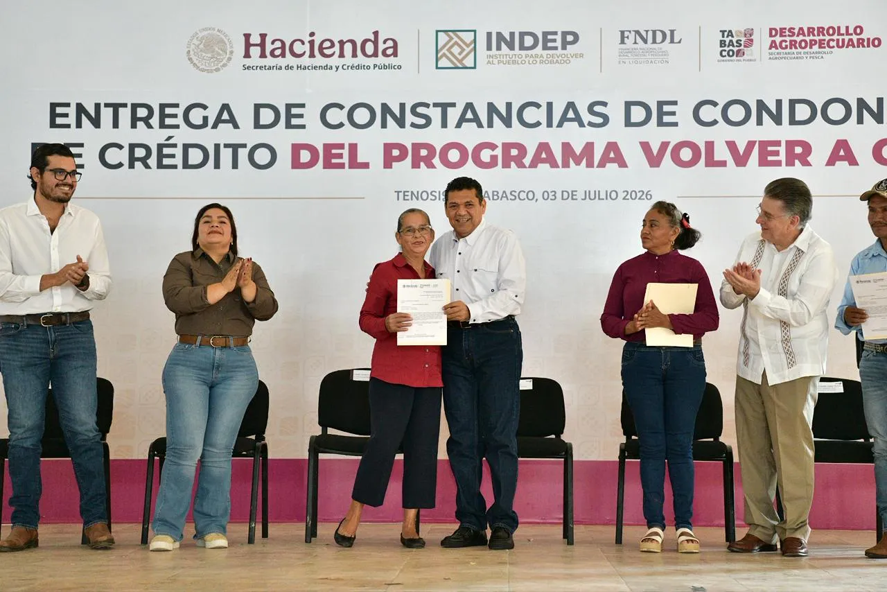 ‘Volver a Crecer’ condona deudas a 270 productores: Javier May.