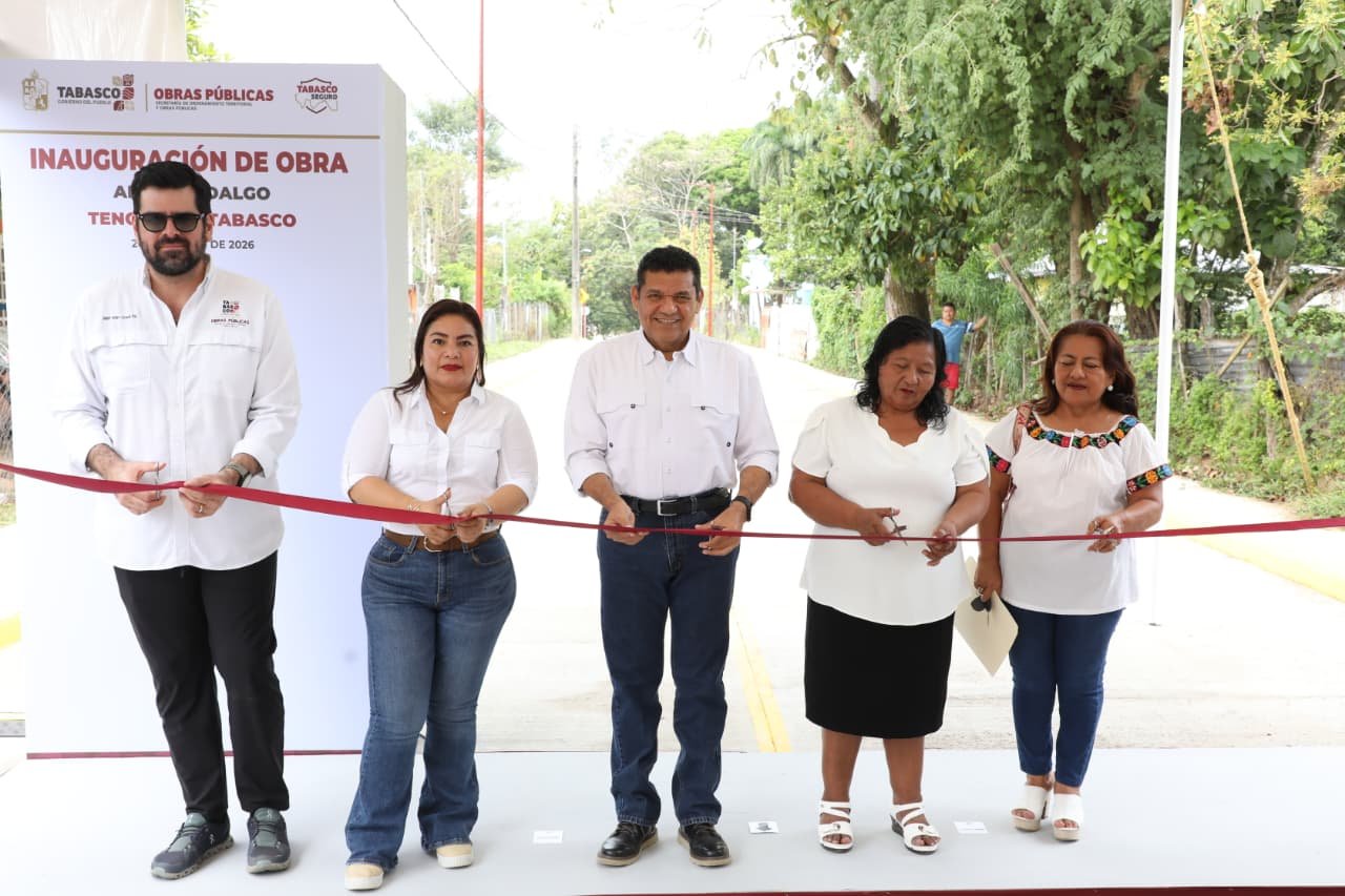 Tenosique recibe calles nuevas y alistan plan por agua potable