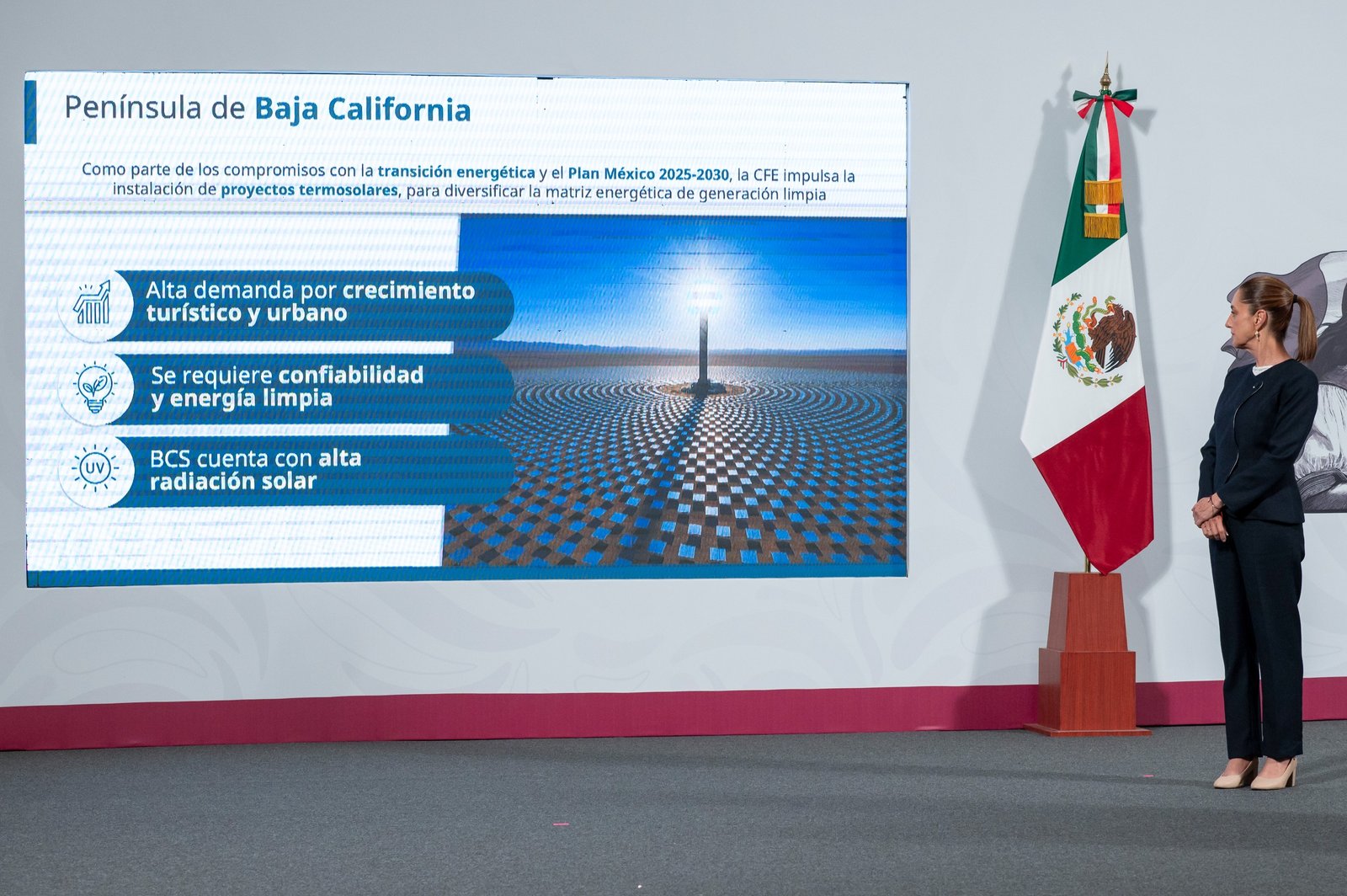 CFE construirá 2 centrales termosolares en BCS para 200 mil hogares