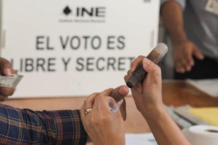 INE: visita internacional y 2º  simulacro por elección judicial