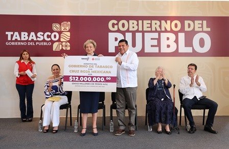 Convoca May Rodríguez a solidarizarse con Cruz Roja 