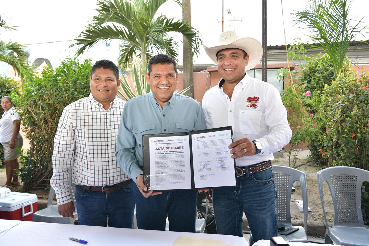 Jalpa de Méndez cierra barrido ganadero sin casos de tuberculosis