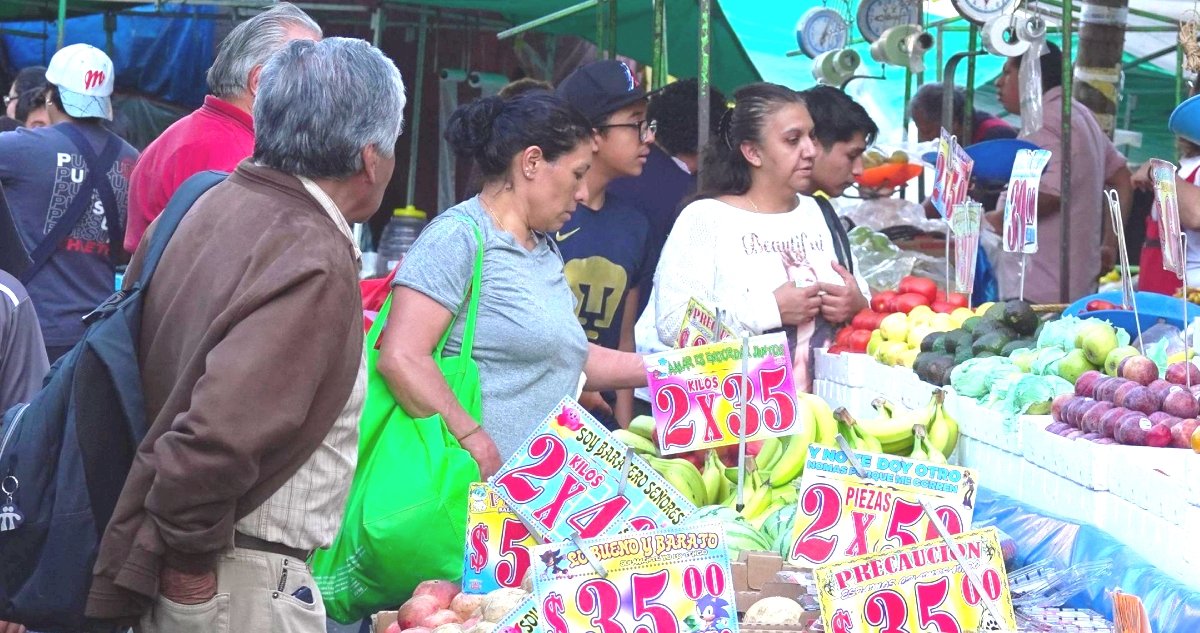 La inflación desacelera a 4.44% anual en primera 15ª  de diciembre; hila 3 caídas