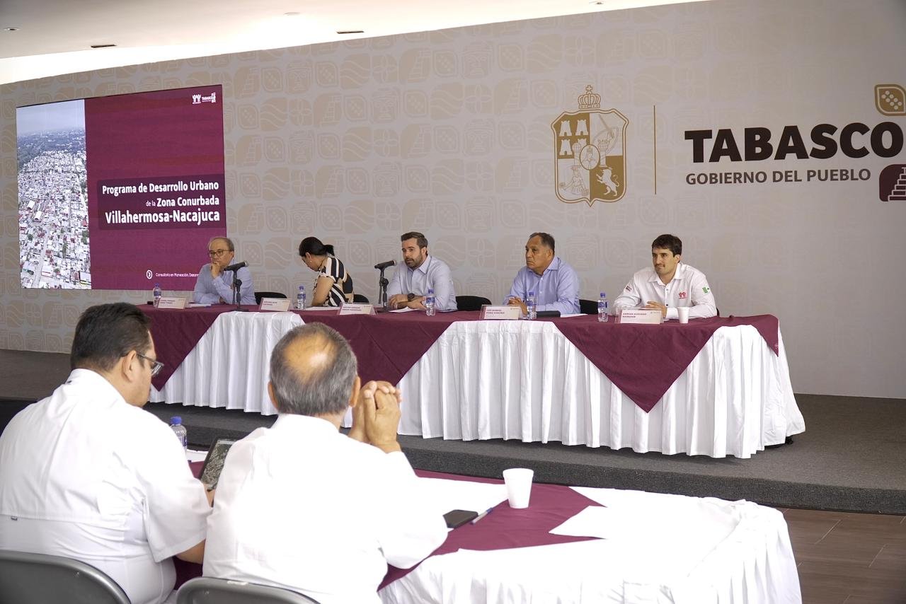 Presentan avances del Programa de Desarrollo Urbano de Zona Conurbada Villahermosa-Nacajuca