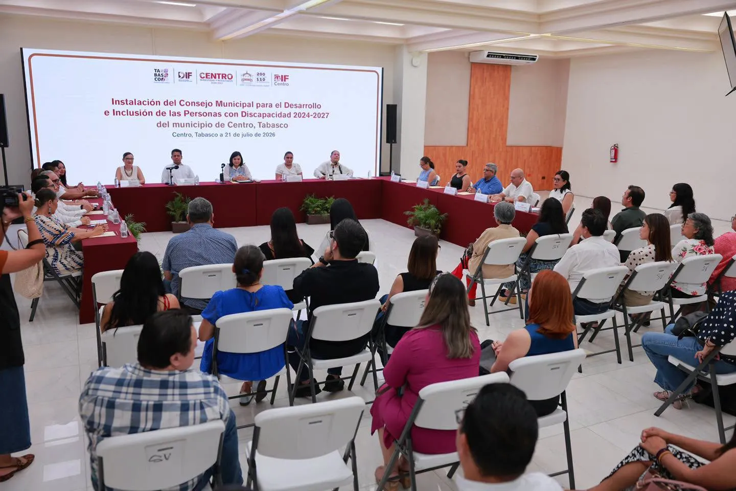 Centro instala consejo municipal para personas con discapacidad