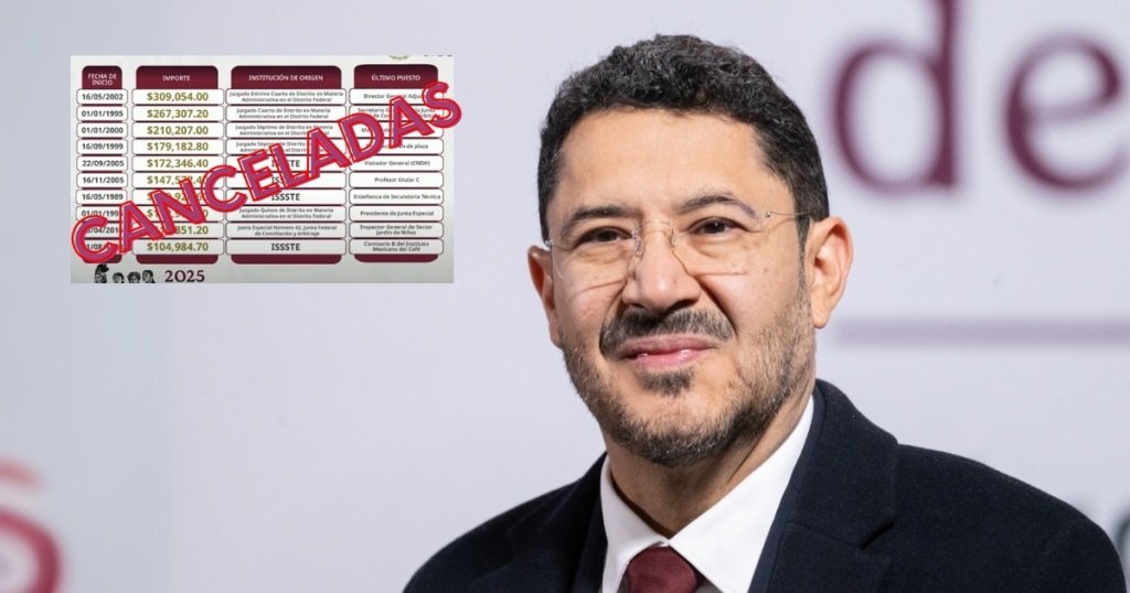 Batres adelanta que se revocarán pensiones excesivas del ISSSTE