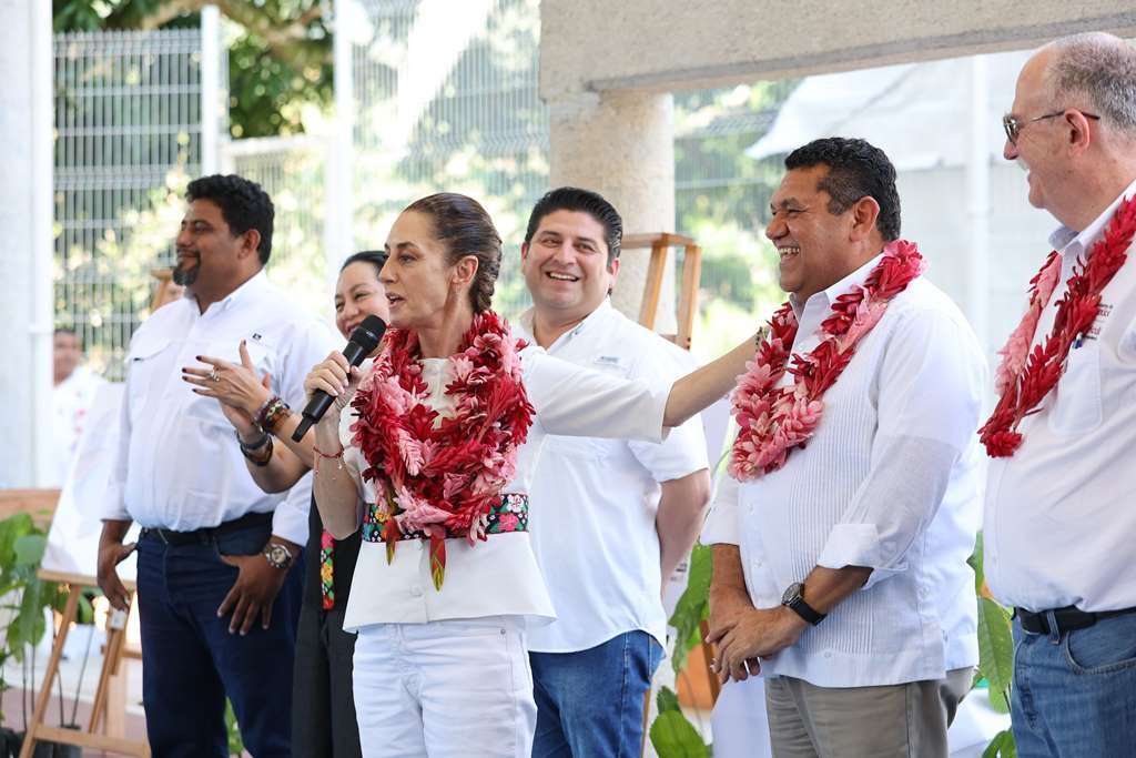 Reconoce Sheinbaum impulso de Javier May a producción cacaotera