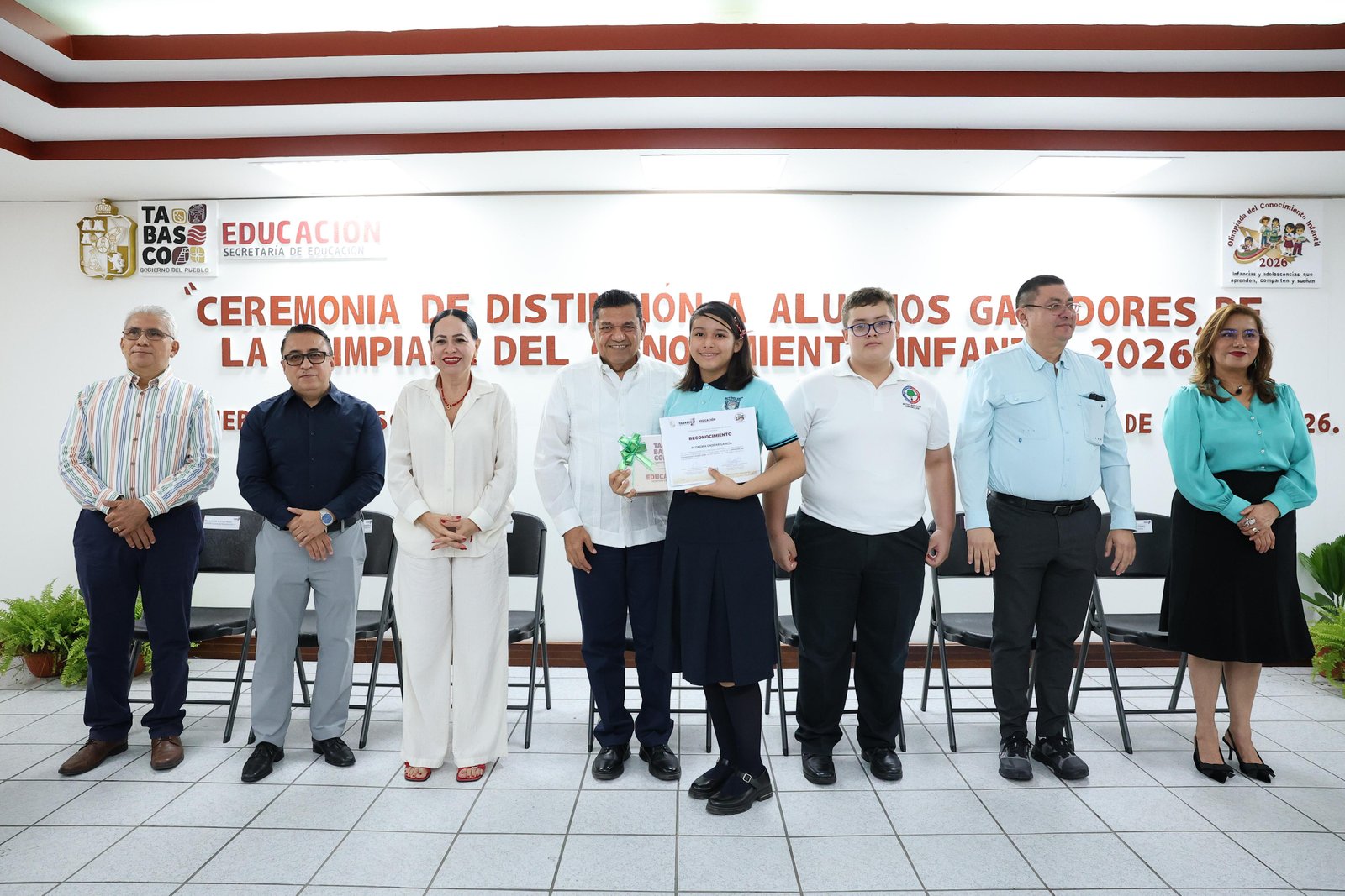 Olimpiada del Conocimiento 2026 deja becas a 23 alumnos en Tabasco