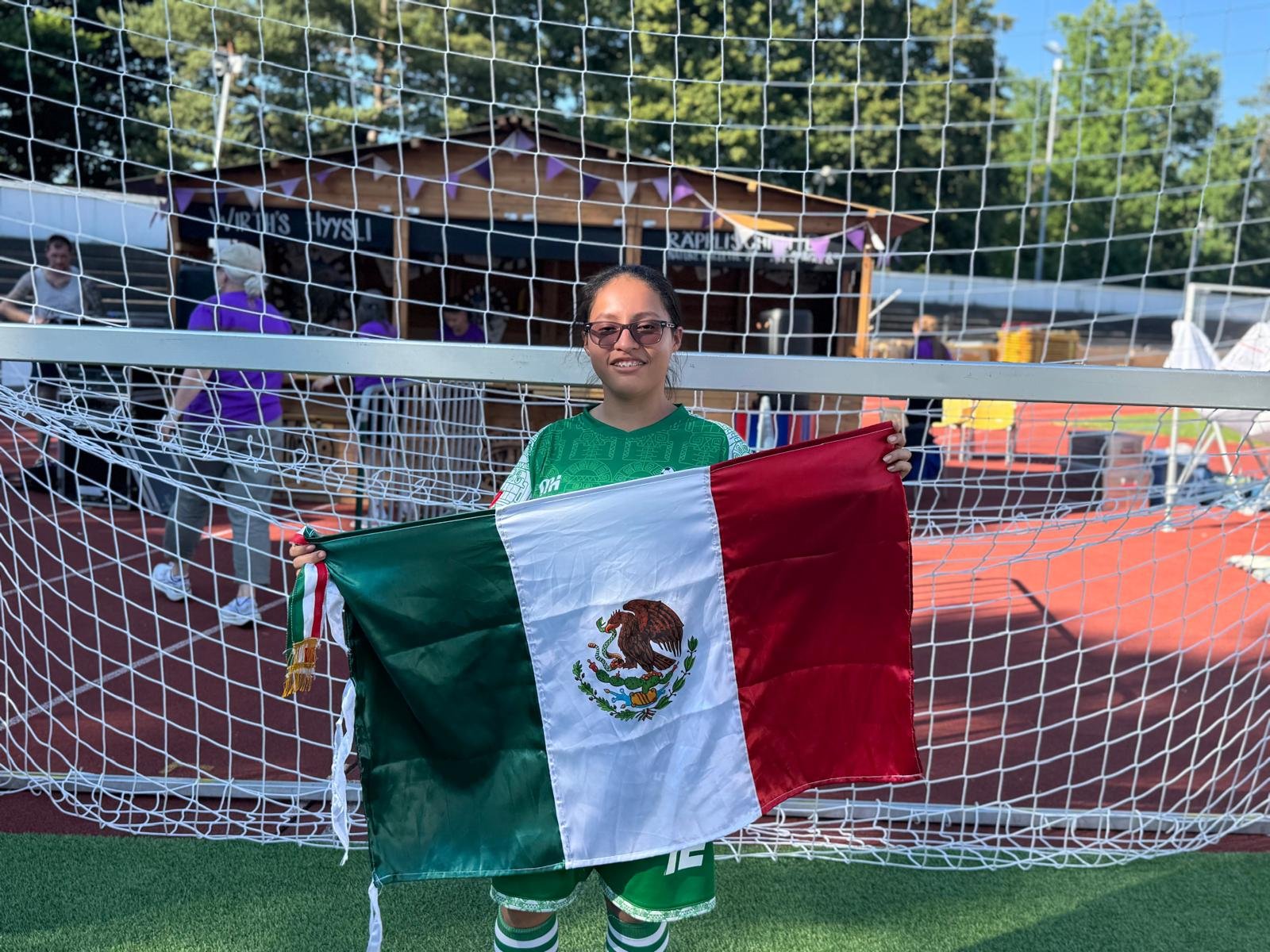 La joven portera tabasqueña que conquistó Europa.