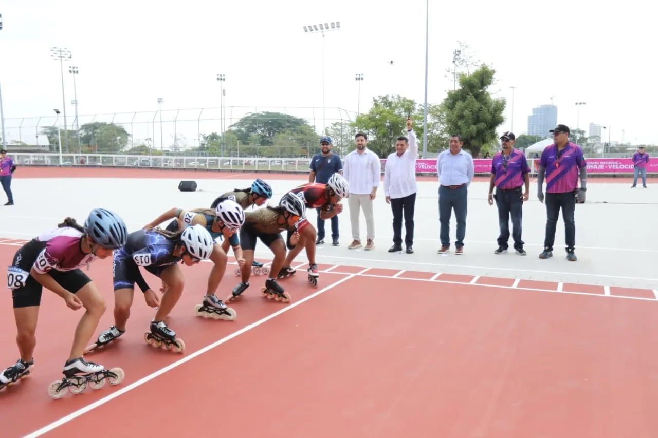 Inaugura May Campeonato Nacional de Patinaje con 600 atletas