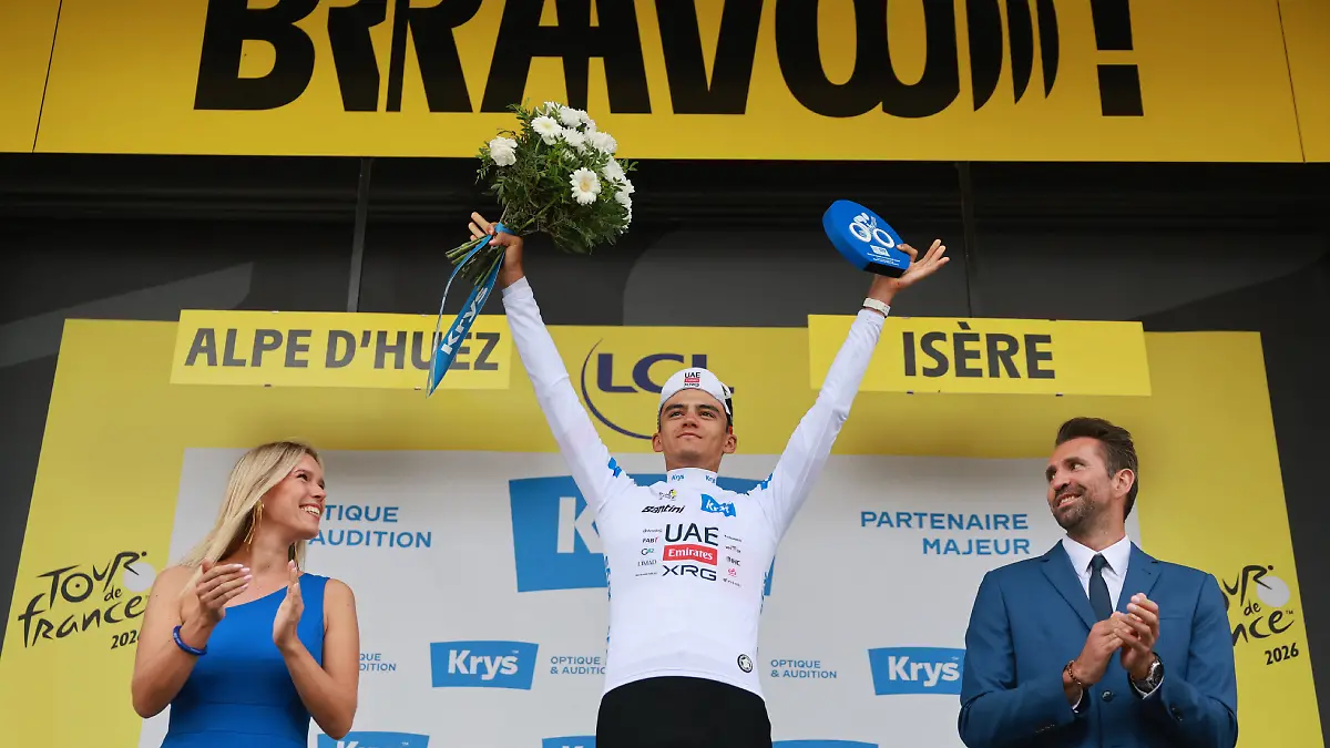 Isaac del Toro hace historia: primer mexicano en el podio del Tour de Francia
