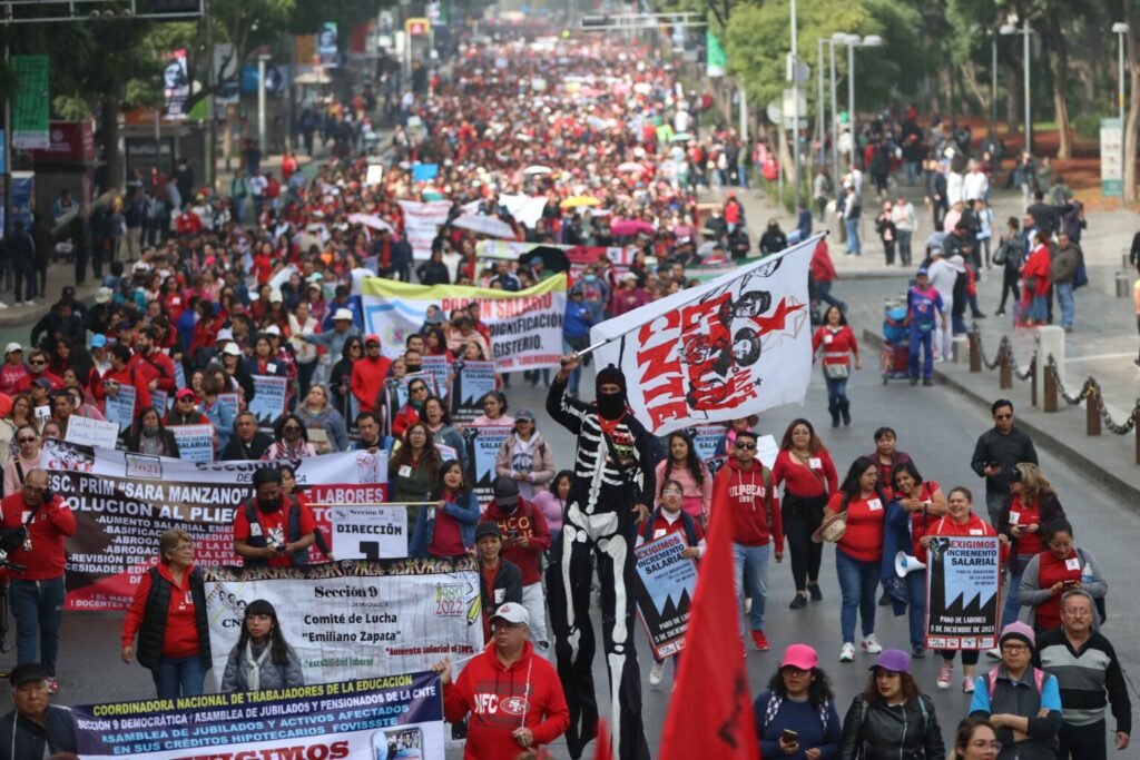 CNTE prevé paro en junio y bloqueos durante el Mundial 2026