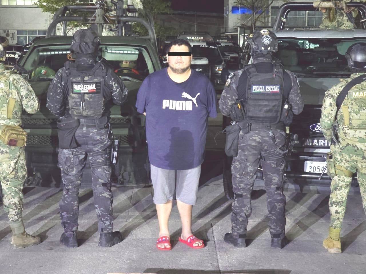 Cae "El Balú", objetivo prioritario y presunto operador de "La Barredora" en Tabasco