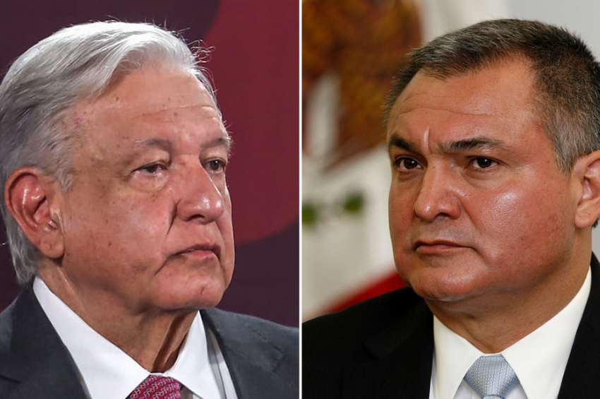 Sin pruebas, García Luna trata de incriminar a AMLO con el narco