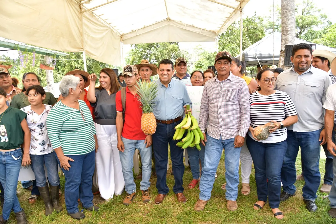 Sembrando Vida Tabasco continúa en Huimanguillo