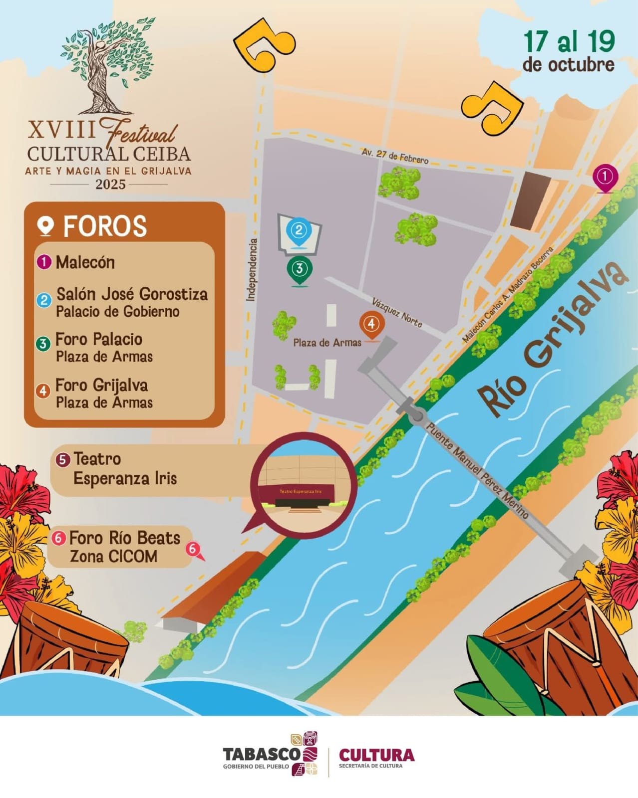 Festival Ceiba 2025: agenda completa, fechas y chatbot por WhatsApp