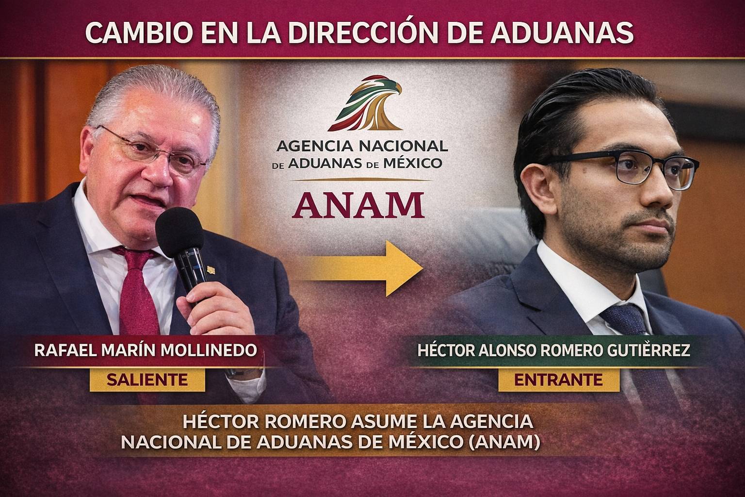 Cambian titular de Aduanas; Marín va a Segob en Yucatán