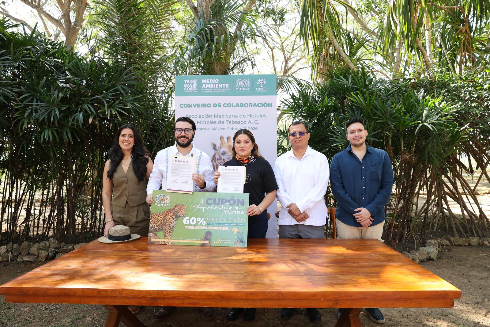 Yumka’ y hoteleros firman convenio; inauguran áreas rehabilitadas
