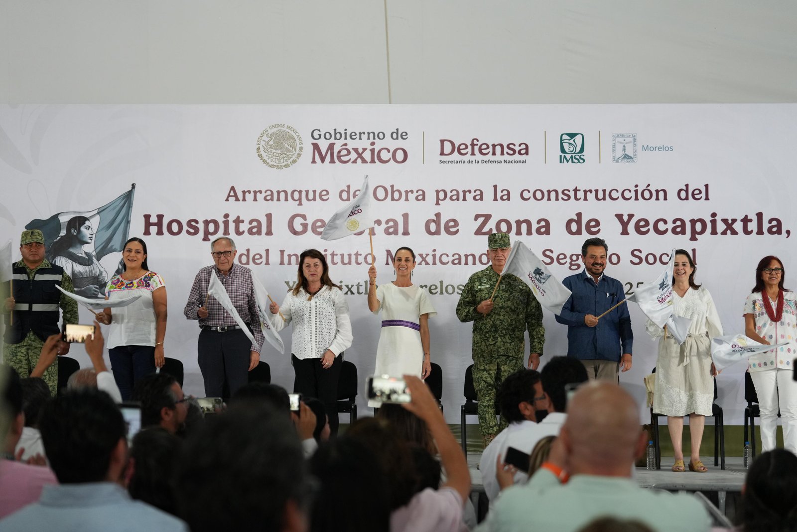 Inician construcción de hospital del IMSS en Yecapixtla, Morelo