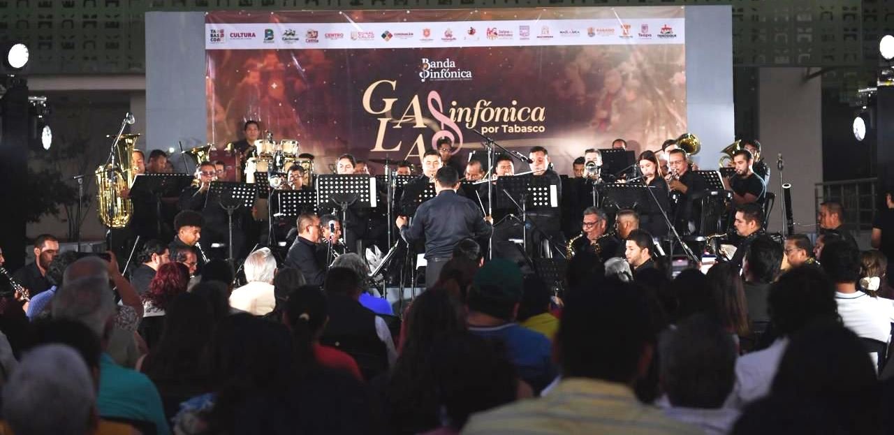 Arranca con éxito la gira de la Banda Sinfónica del Gobierno del Estado