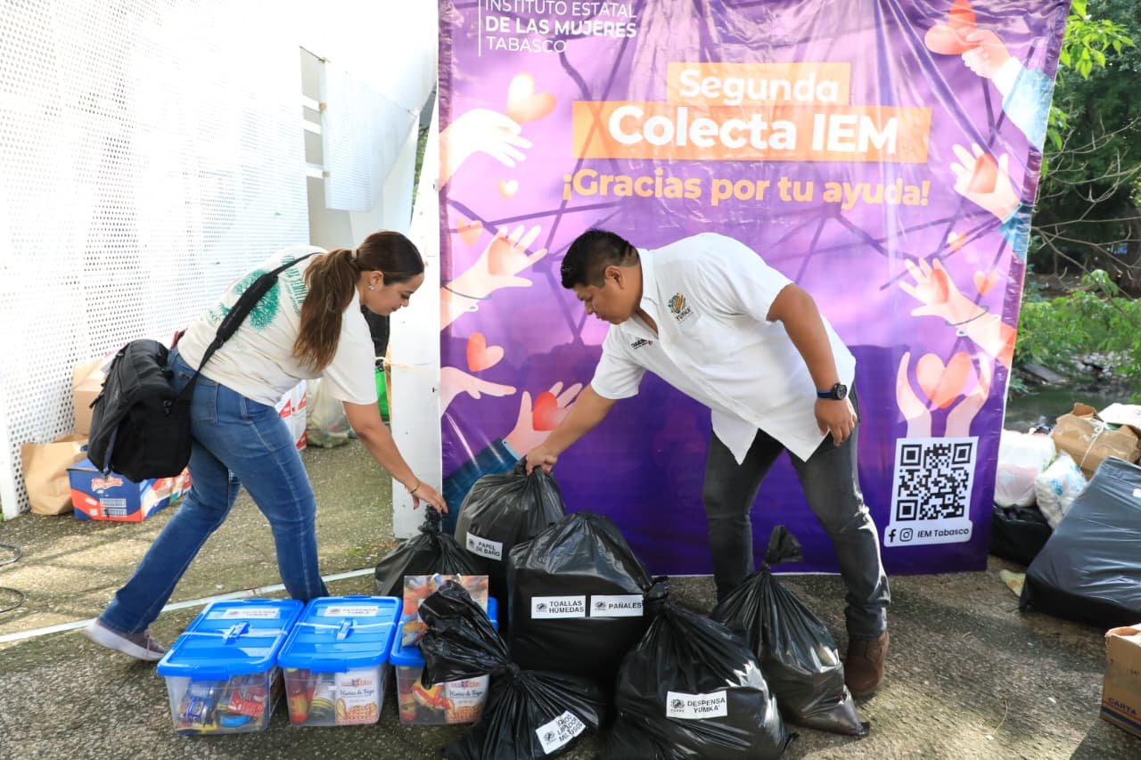Realiza IEM colecta en apoyo a familias vulnerables