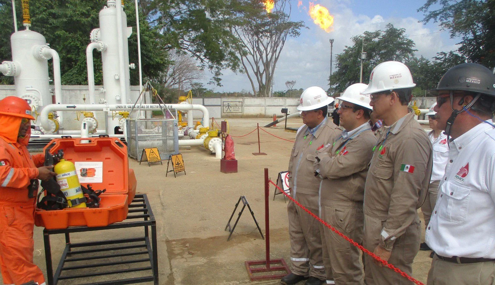 Pruebas en Agave elevan quema de gas y olores en Teapa