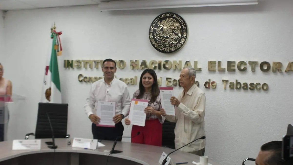 INE y notarios de Tabasco fortalecen legalidad electoral