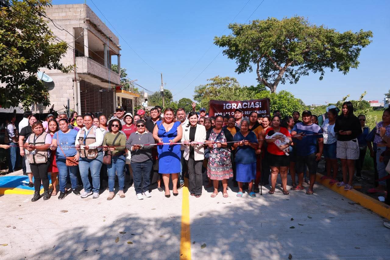 Yolanda Osuna consolida la transformación urbana en la colonia Casa Blanca