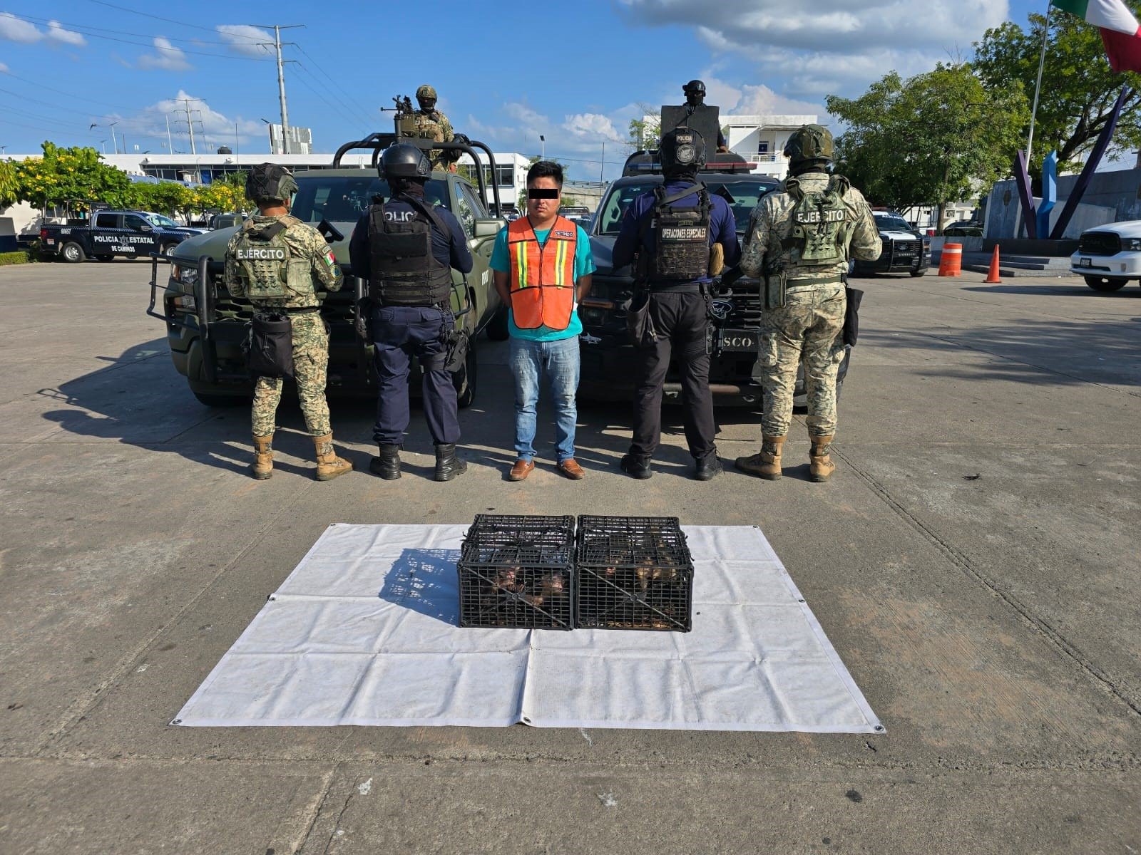 Reportan 27 detenidos en operativo de seguridad en Tabasco