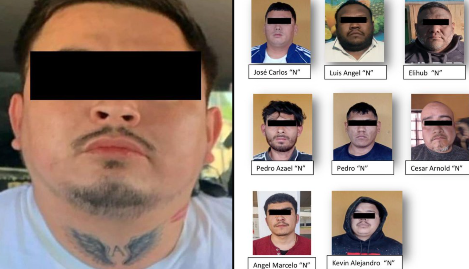 Detienen a 9 presuntos miembros del Cártel del Golfo