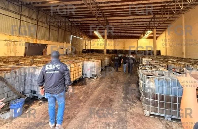 FGR desmantela 4 plantas clandestinas de combustible; asegura más de 500,000 litros