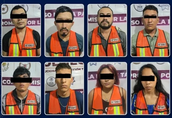 Ocho detenidos por quema de OXXO y hechos violentos en Centro, Tabasco
