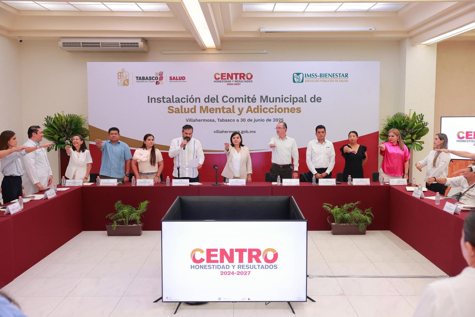 Instala Gobierno de Centro Comité Municipal de Salud Mental y Adicciones