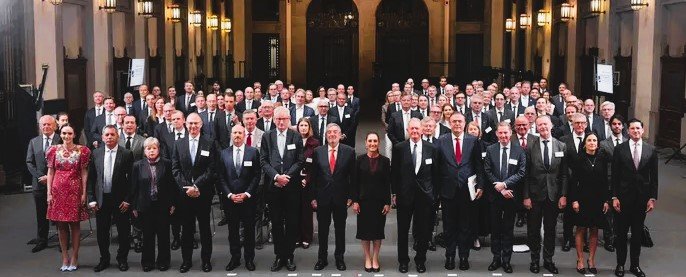 México recibe misión nórdica de 100 directivos en Palacio
