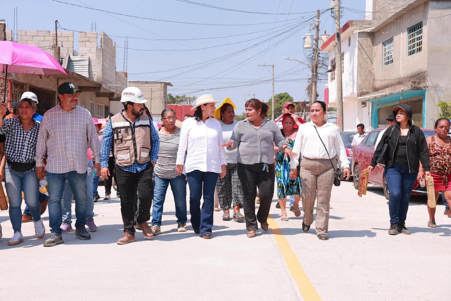 Yolanda Osuna inaugura obras en la Vicente Guerrero y Francisco Villa