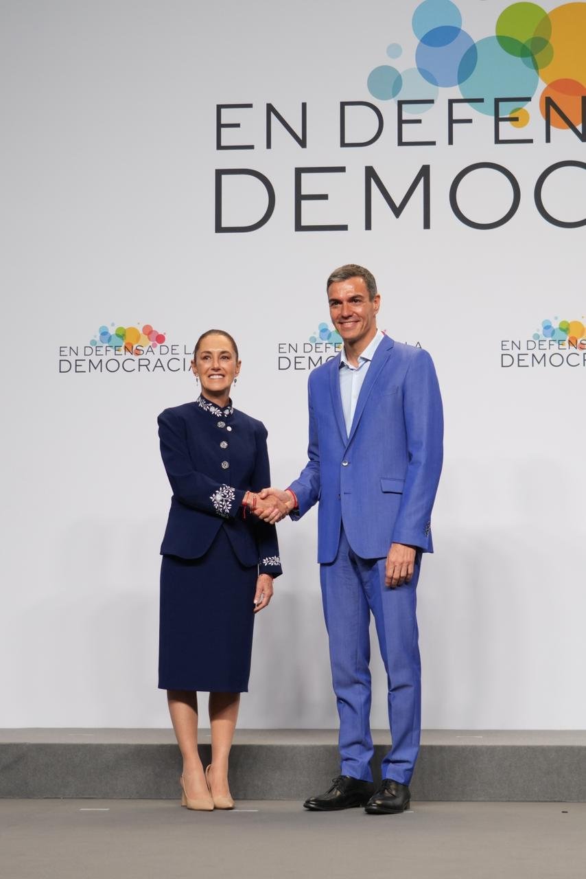 "No hay crisis": Sheinbaum y Sánchez cierran brecha de 7 años