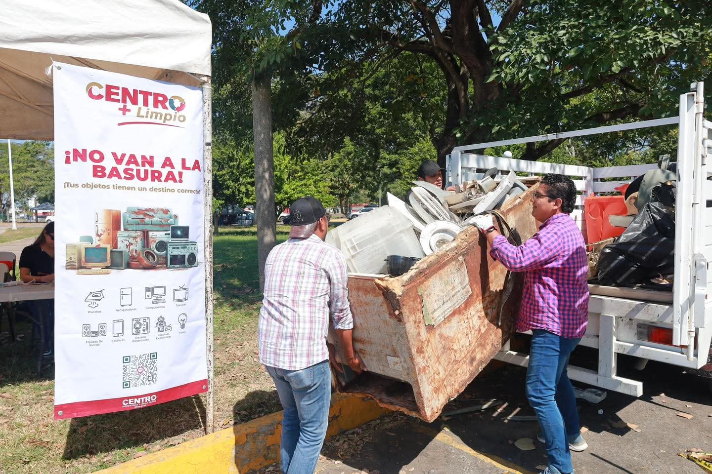 "Centro Más Limpio" recolecta 24 toneladas de cacharros