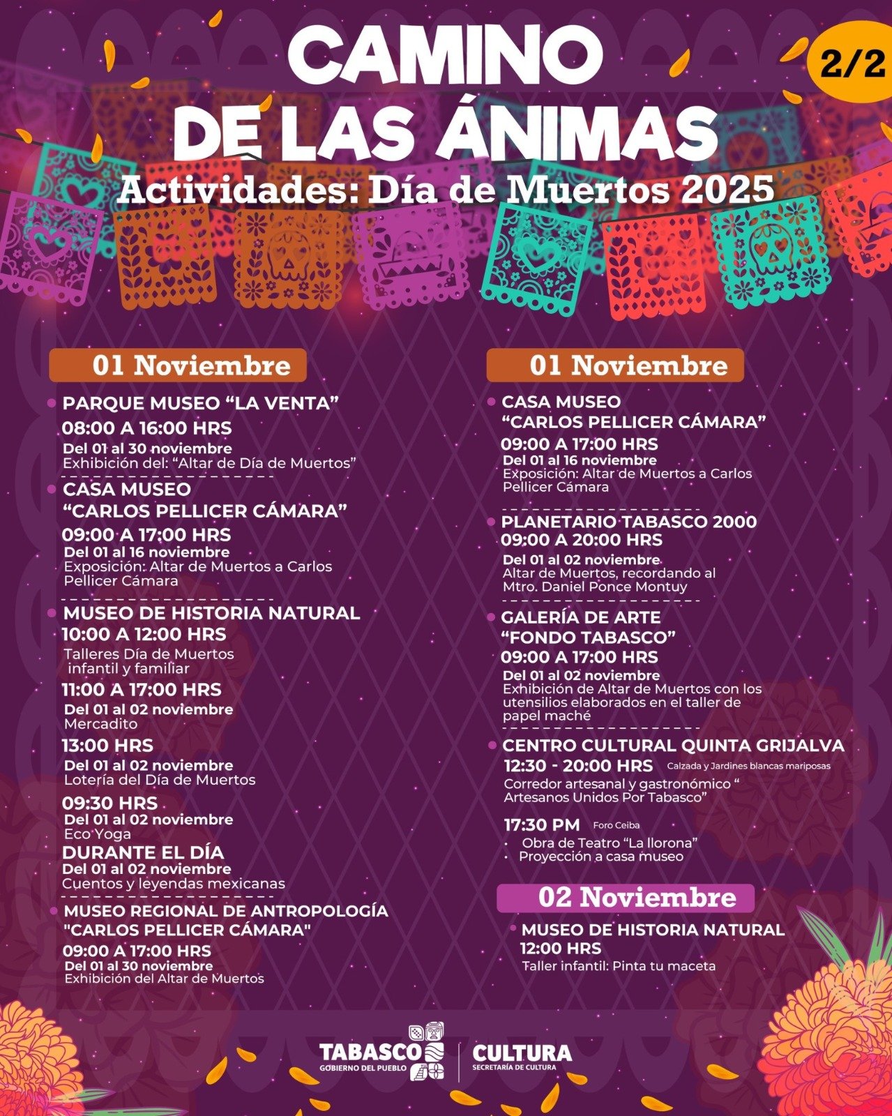 Tabasco enaltece tradiciones con “Camino de las Ánimas”