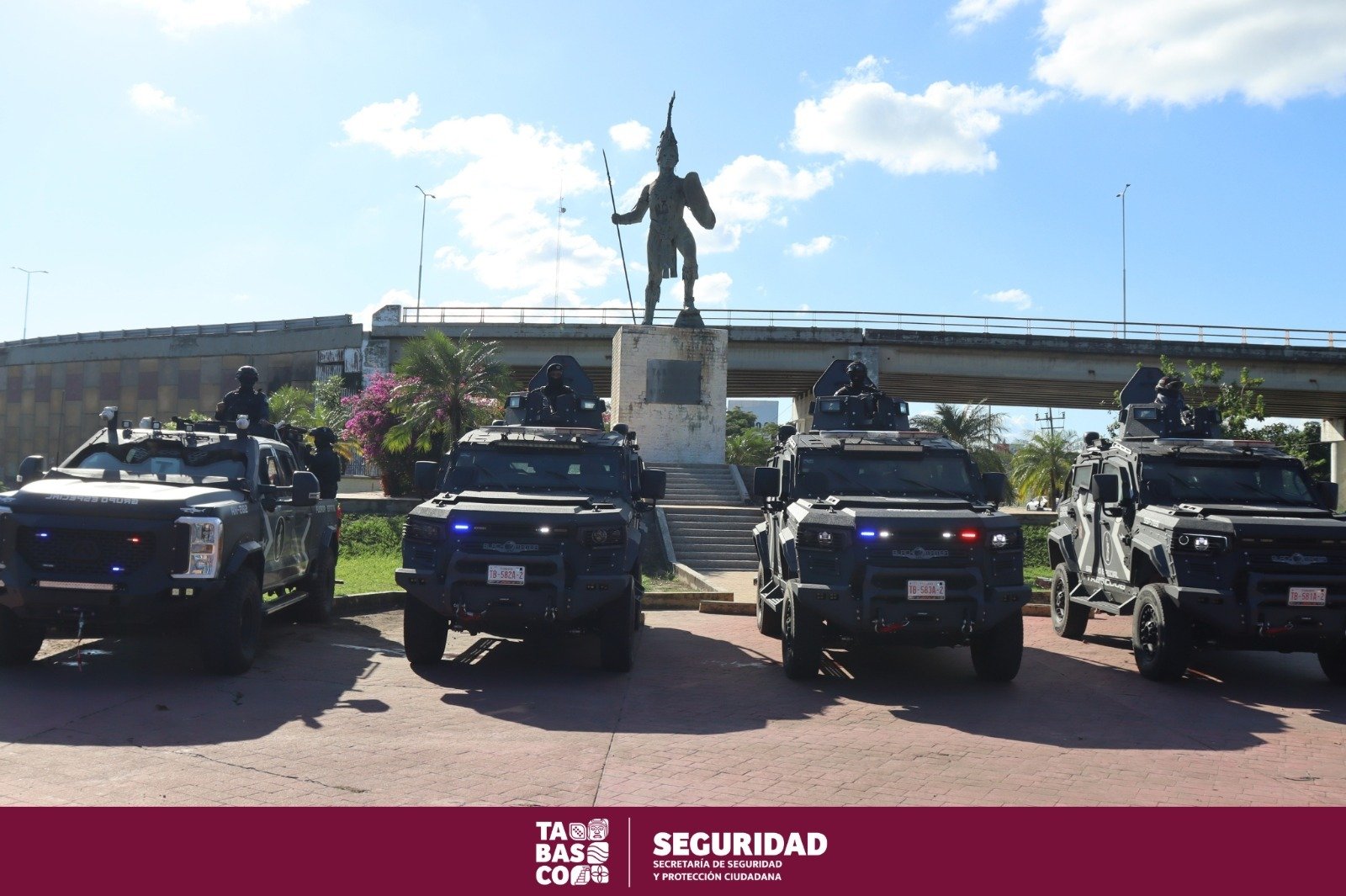 Recibe la SSPC donación del Ayuntamiento de Centro de vehículos tácticos “Black Mamba”