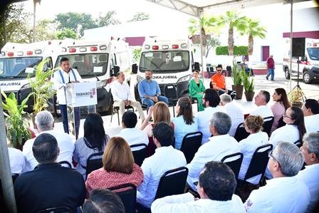 Entrega Gobierno del Pueblo nuevas ambulancias a Centros Integradores 