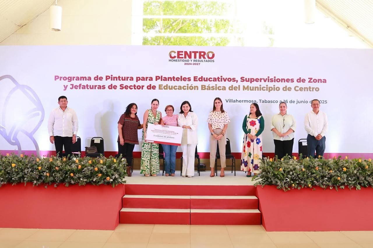 Refuerza Yolanda Osuna infraestructura en 53 escuelas de Centro con programa de pintura